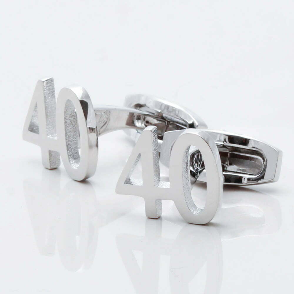 40th Birthday Cufflinks 1 of 1 2