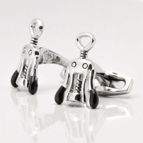 Corkscrew/Bottle Opener Cufflinks