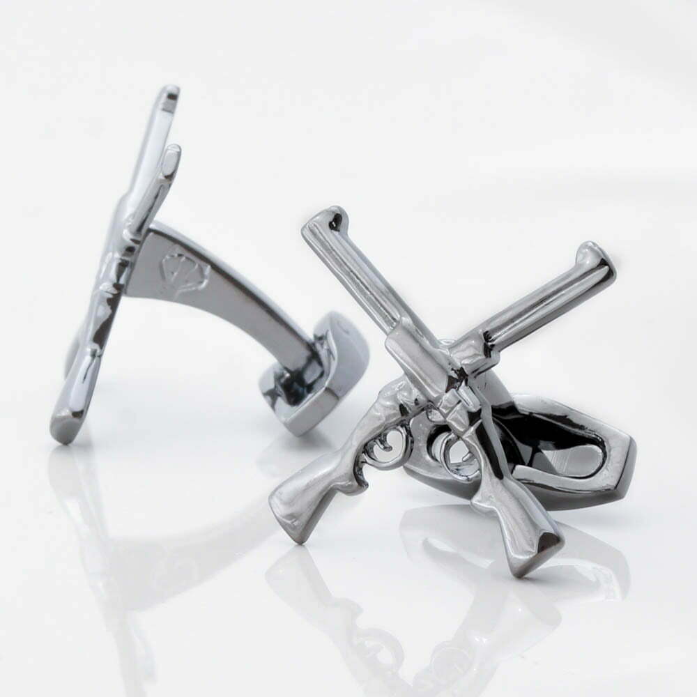 Double Barrel Shotgun Cufflinks 1 of 1 1