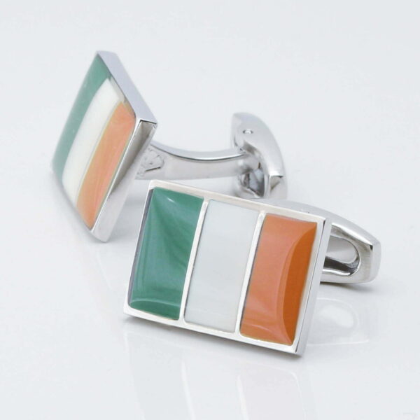 Irish Flag Cufflinks