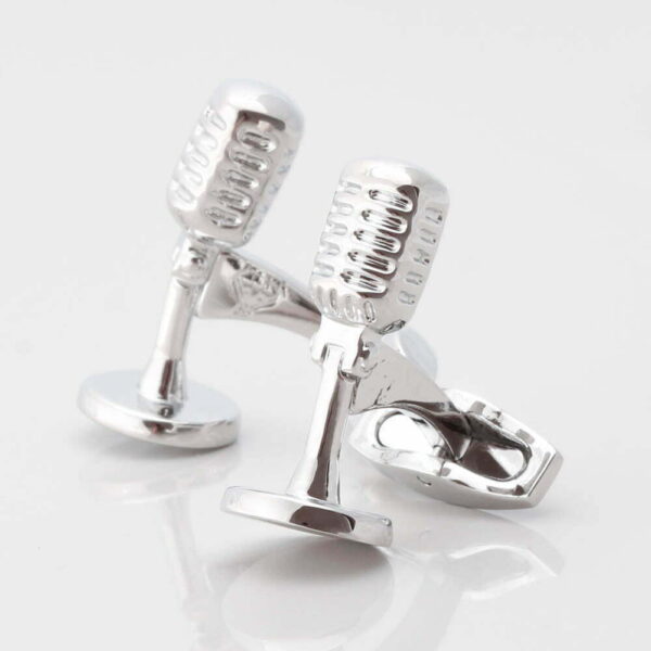 Retro Microphone Cufflinks