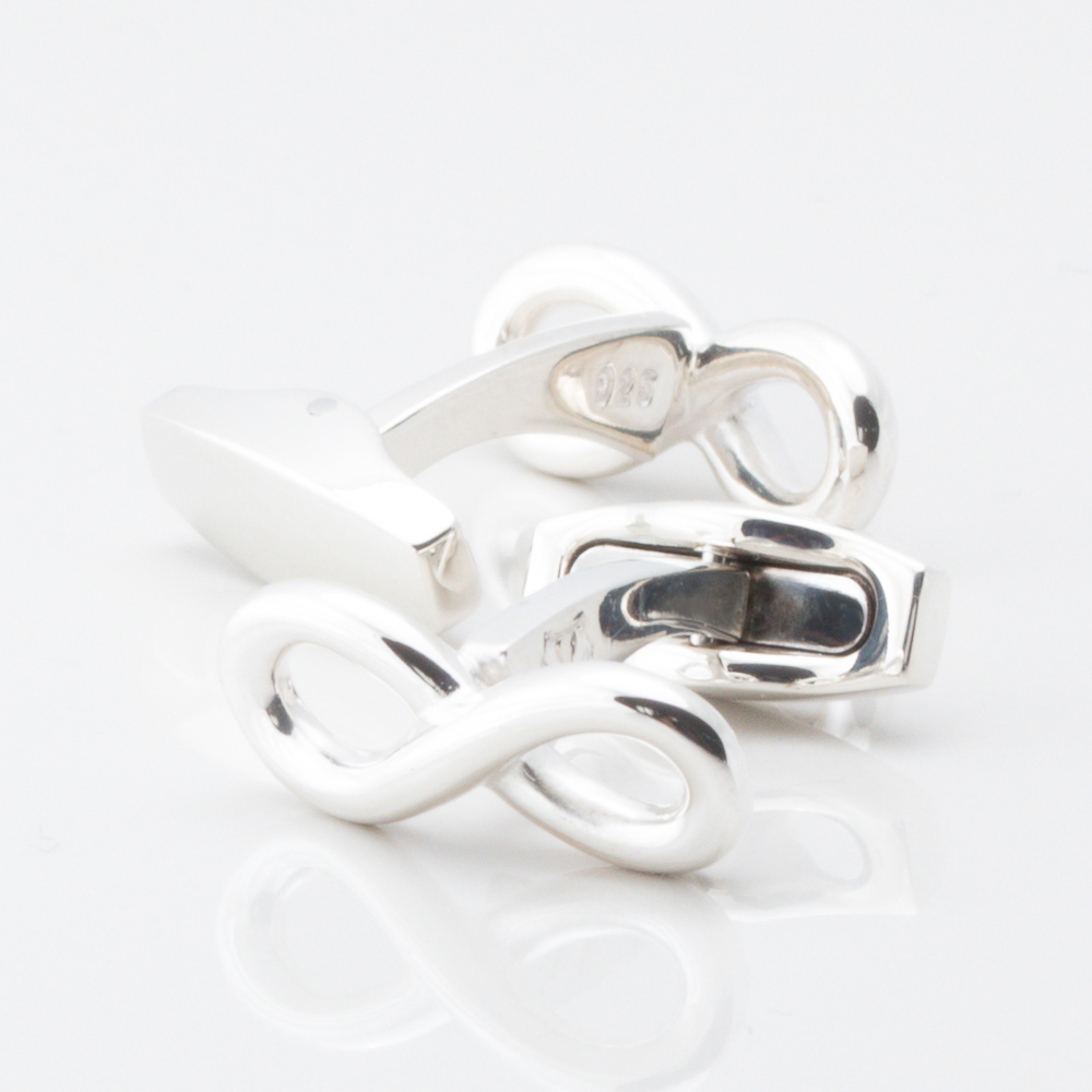 Sterling Silver Infinity Cufflinks Gallery