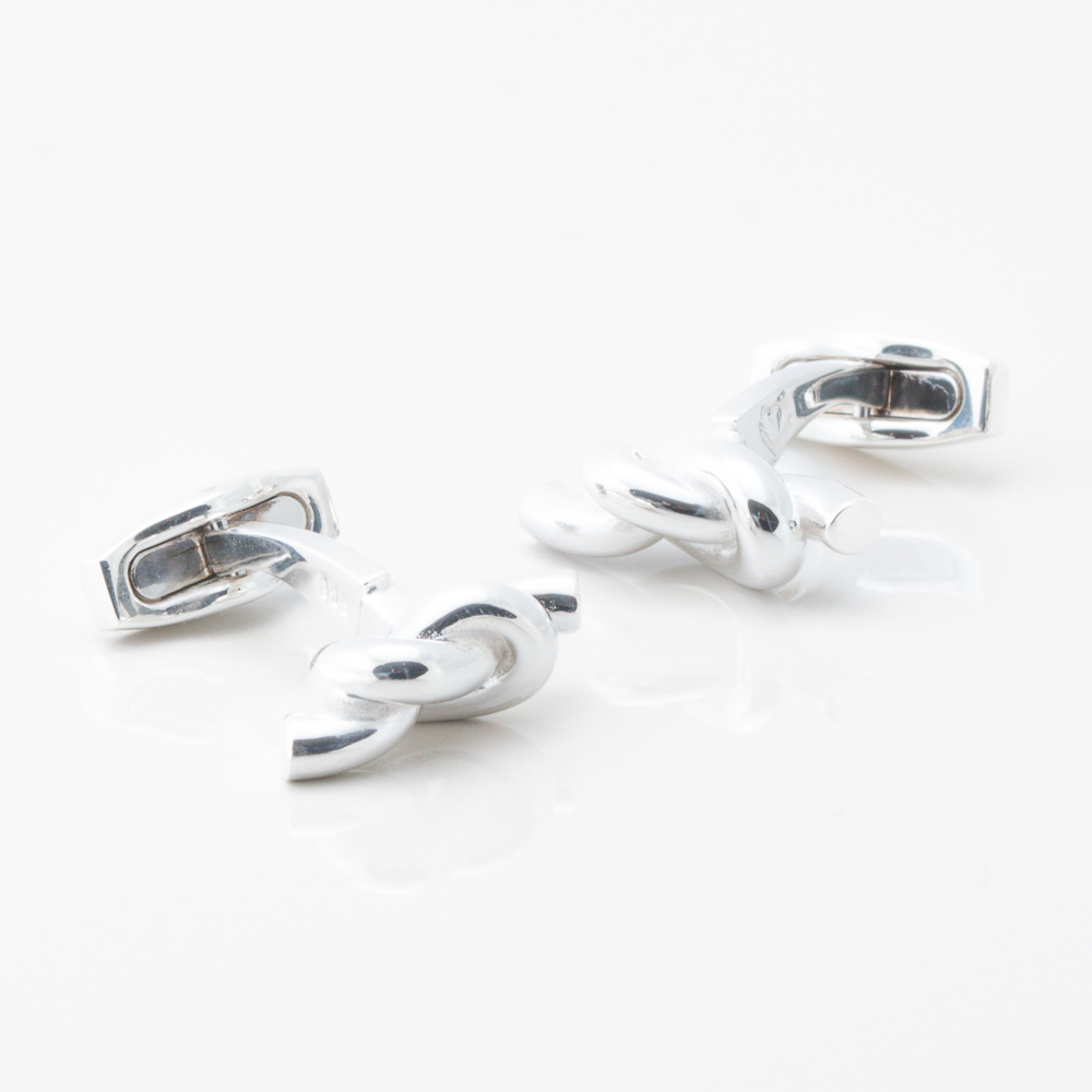 Sterling Silver Nautical Knot Cufflinks