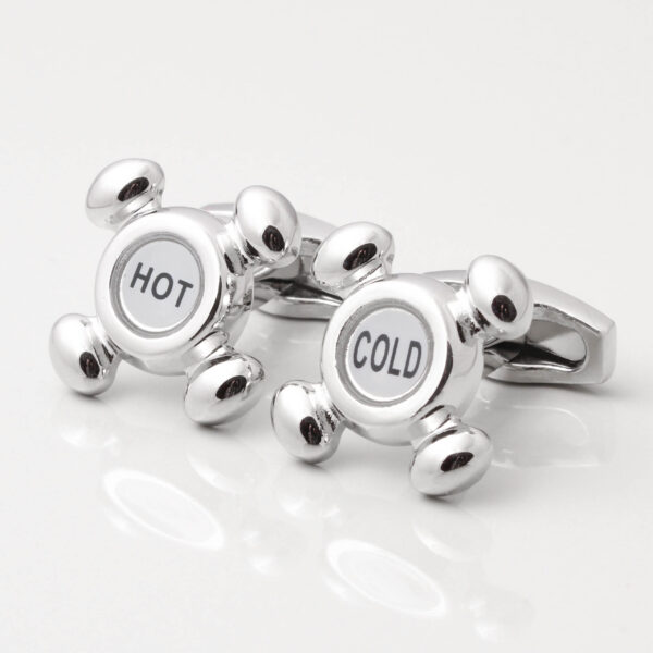 Hot & Cold Tap Cufflinks