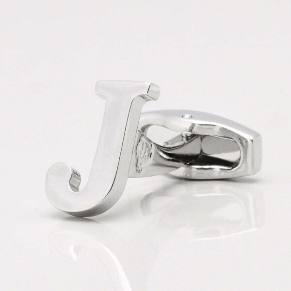 Letter J Cufflink (Sold individually)