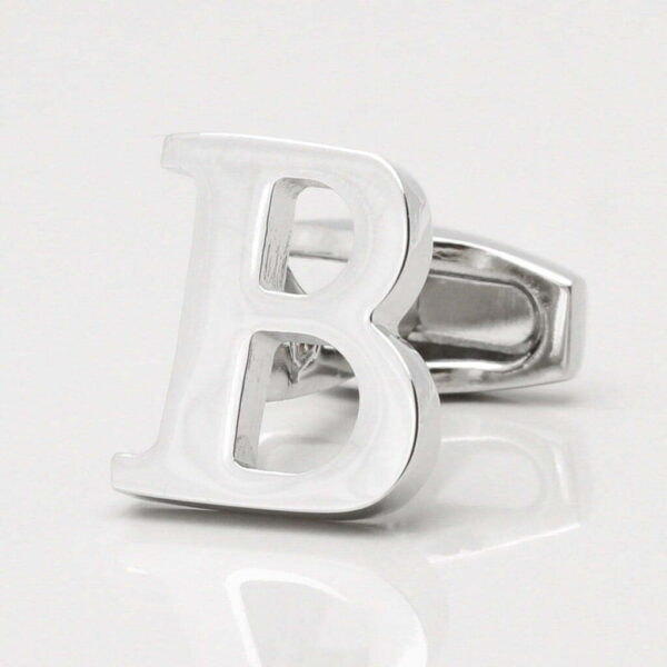 Letter B Cufflink (Sold individually)