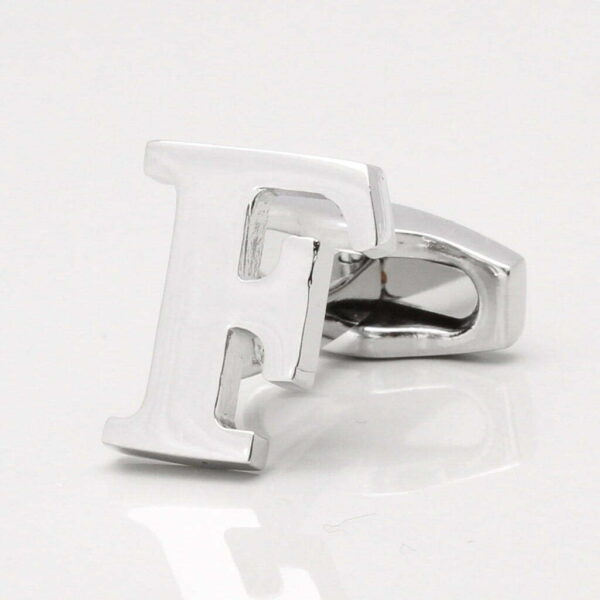 Letter F Cufflink (Sold individually)