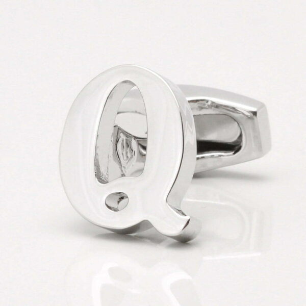 Letter Q Cufflink (Sold individually)