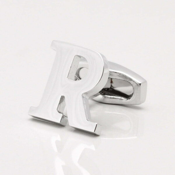 Letter R Cufflink (Sold individually)