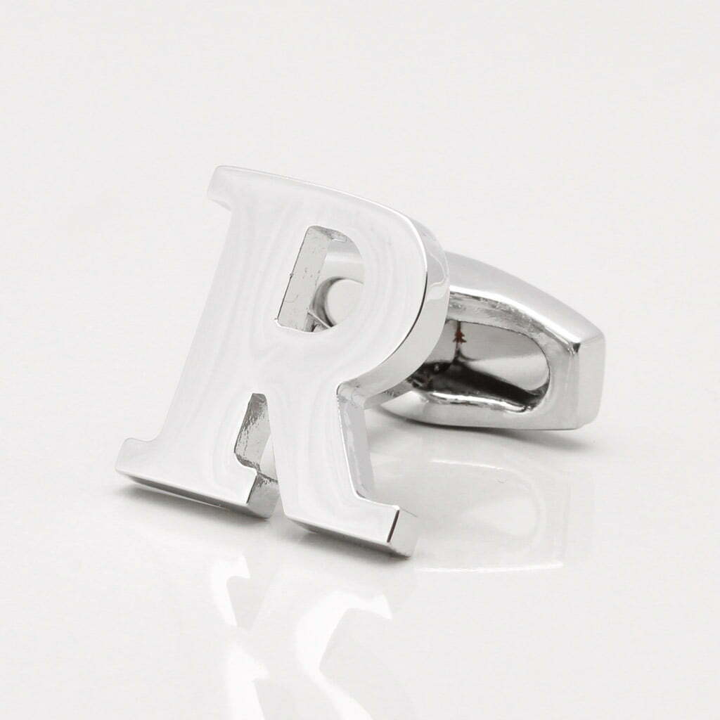 Letter R Cufflink 1 of 1 1