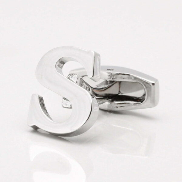 Letter S Cufflink (Sold individually)