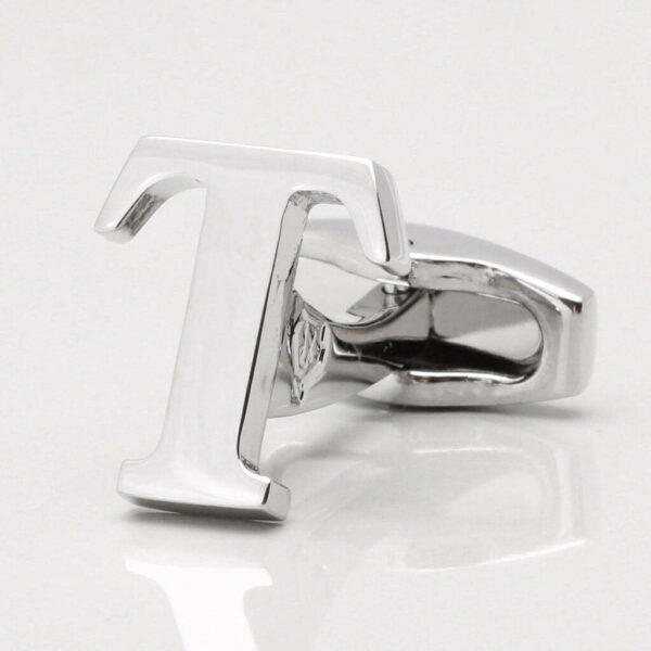 Letter T Cufflink (Sold individually)