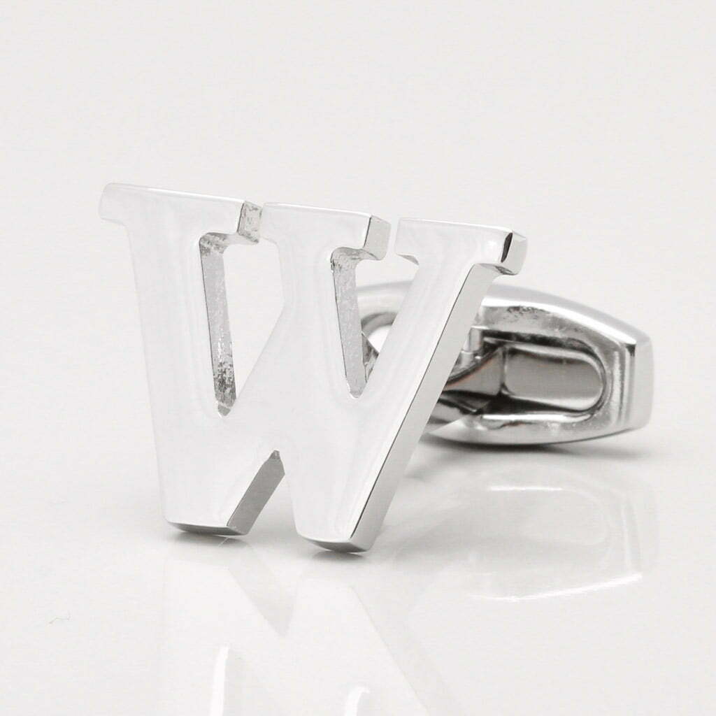 Letter W Cufflink 1 of 1 1