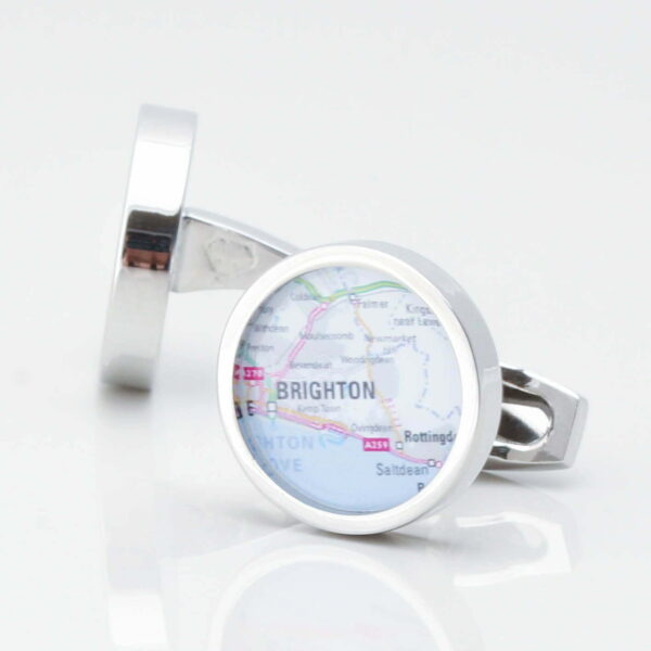 Personalised Map Cufflinks