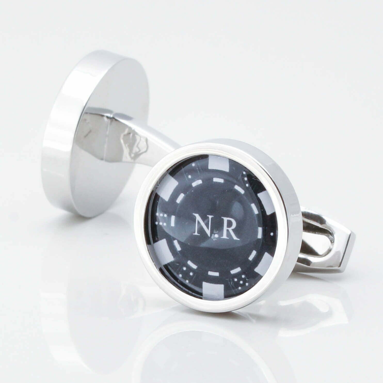 Personalised Poker Chip Cufflinks 3061