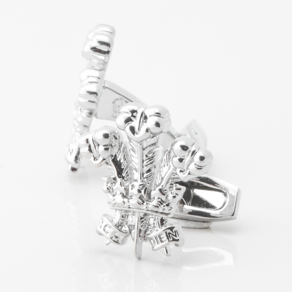 Prince of Wales Feathers Cufflinks