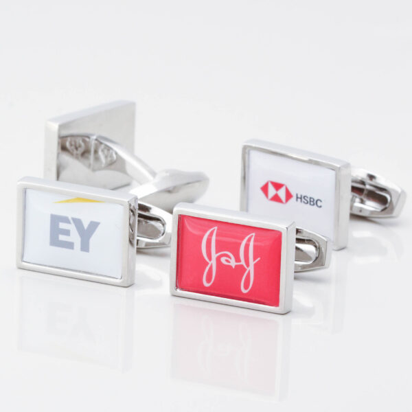 Rectangular Logo Cufflinks