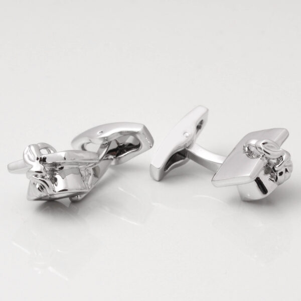 Silver Mortar Board Cufflinks