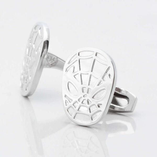 Silver Spiderman Cufflinks