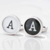 Typewriter Font Alphabet Cufflinks 1 of 1