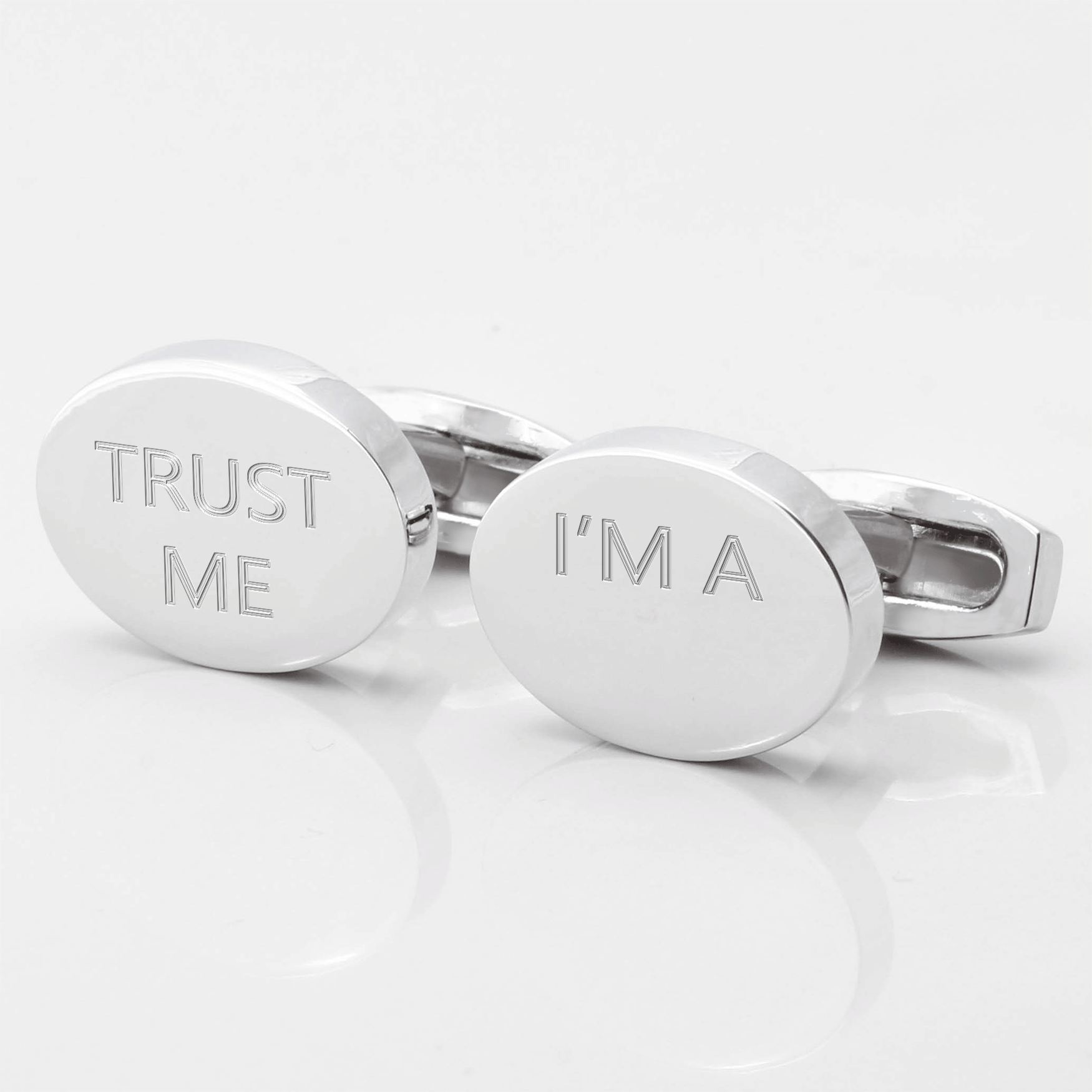 silver oval double new styleTRUSTME2