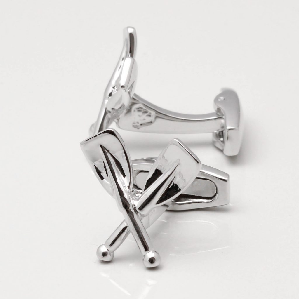 Crossed Oars Rowing Cufflinks 1 of 1 1