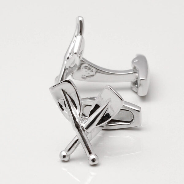 Crossed Oars Rowing Cufflinks