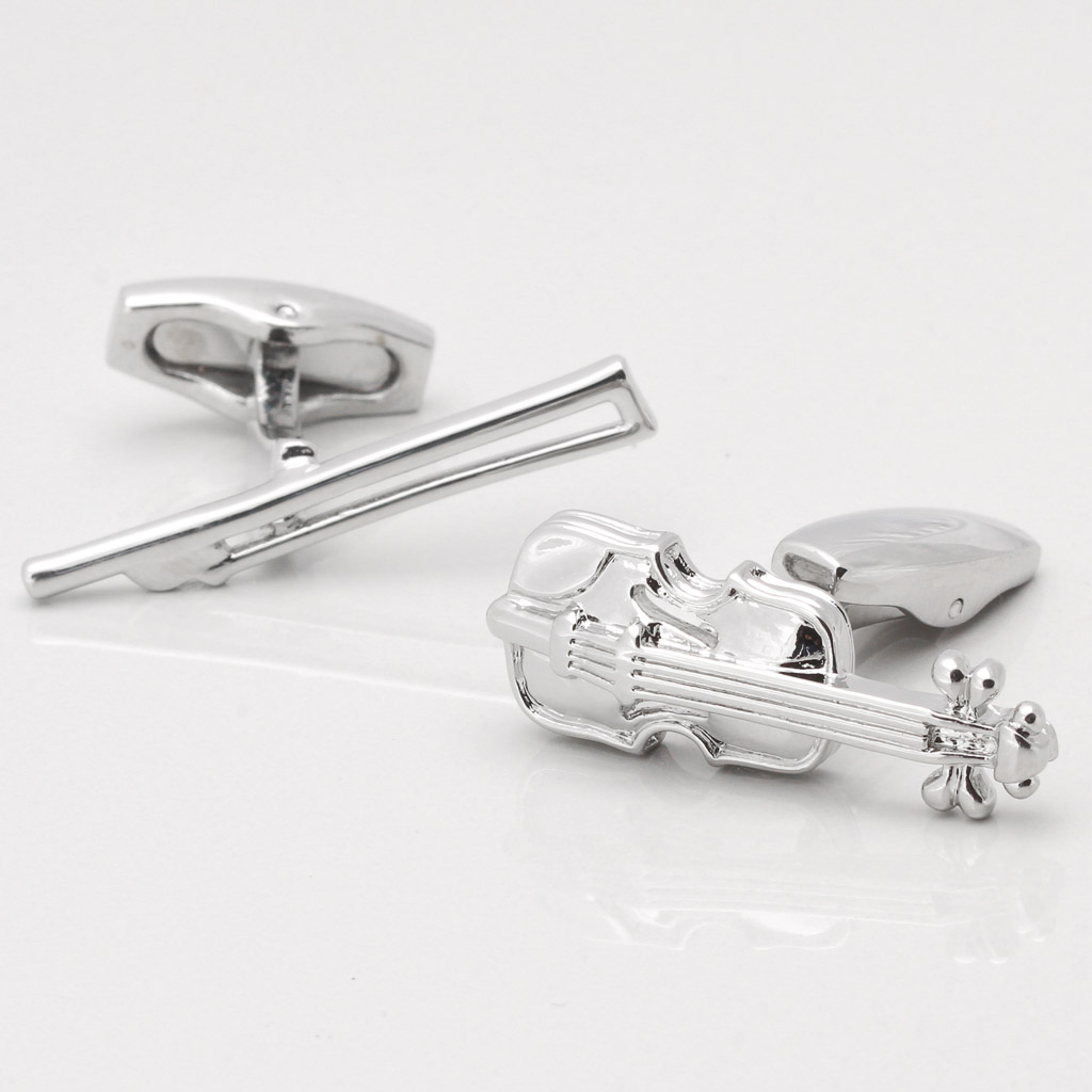 VIOLIN FIDDLE CUFFLINKS 1 of 1