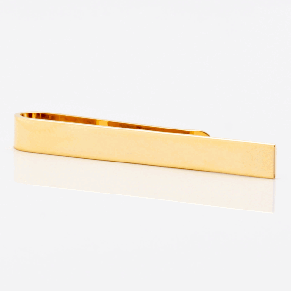 Gold Skinny Tie Slide