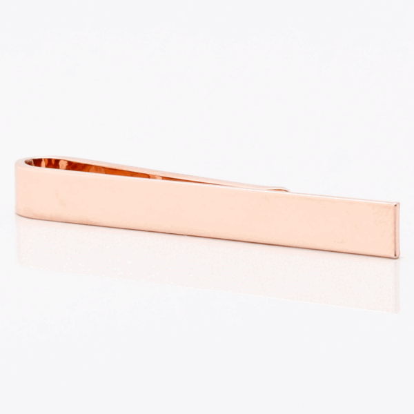 Rose Gold Skinny Tie Slide