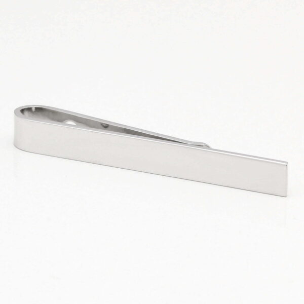 Silver Skinny Tie Slide
