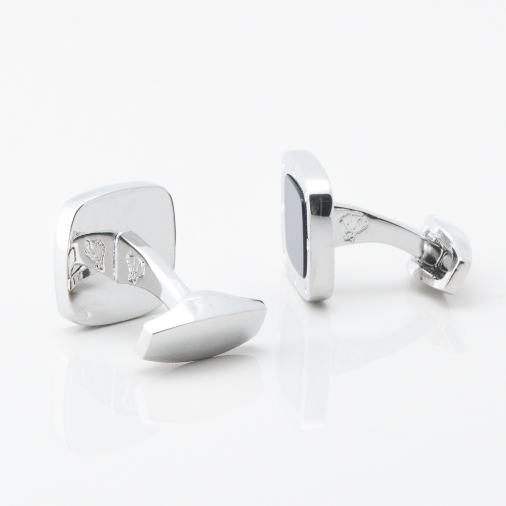 Square Onyx Port Hole Cufflinks Gallery