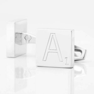 Engraved Scrabble Cufflinks