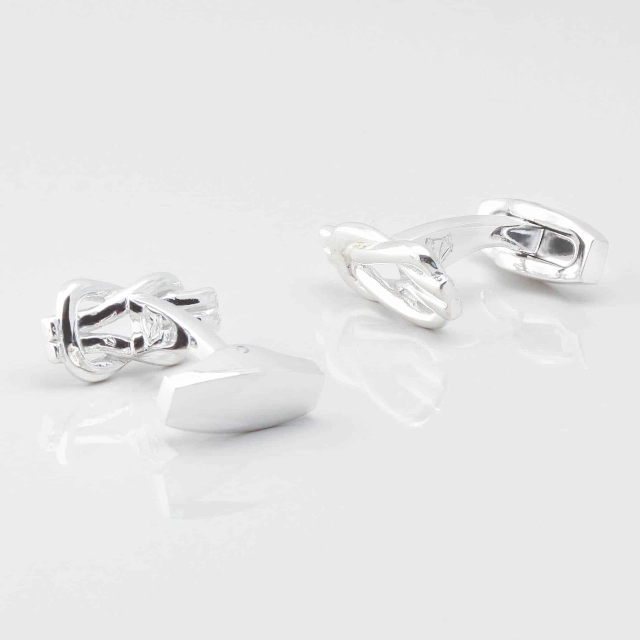 Sterling Silver Reef Knot Cufflinks Gallery 4431