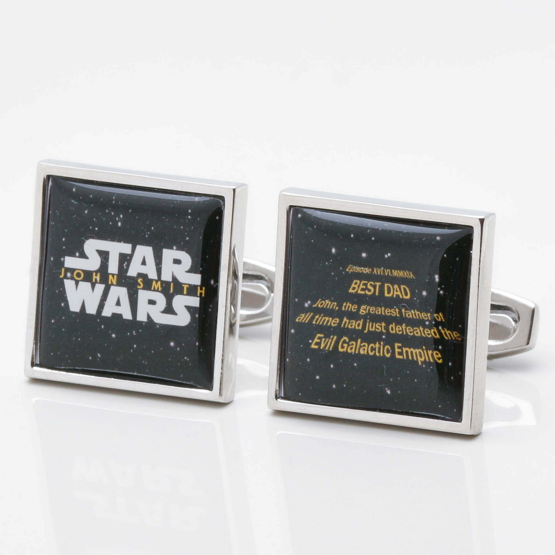 Personalised Star Wars Cufflinks 1 of 1