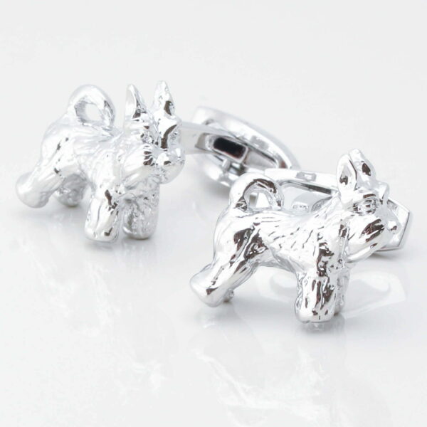 Schnauzer Dog Cufflinks