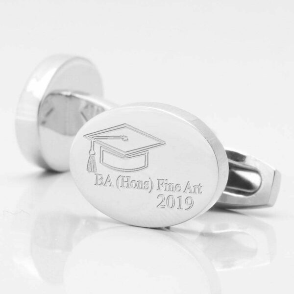 Engraved Graduation Cufflinks