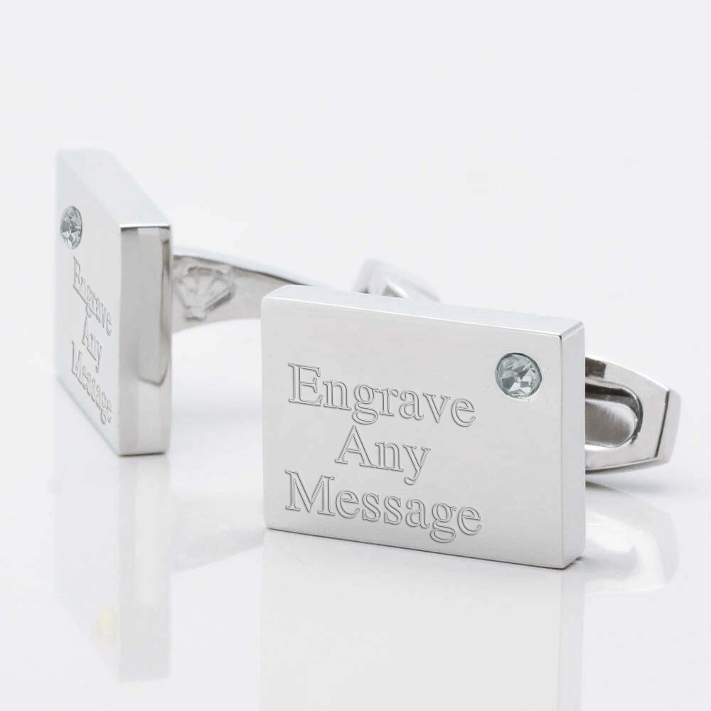 Birthstone-Topaz-Cufflinks-clear-no-1-new-engraved