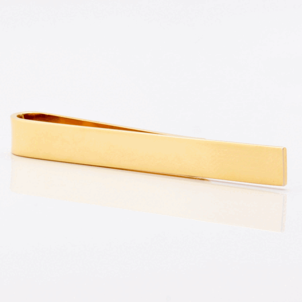 Gold Slim Tie Slide