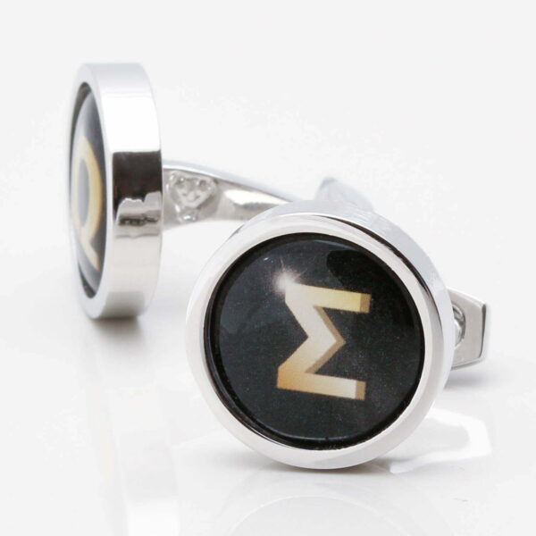 Personalised Greek Letter Cufflinks