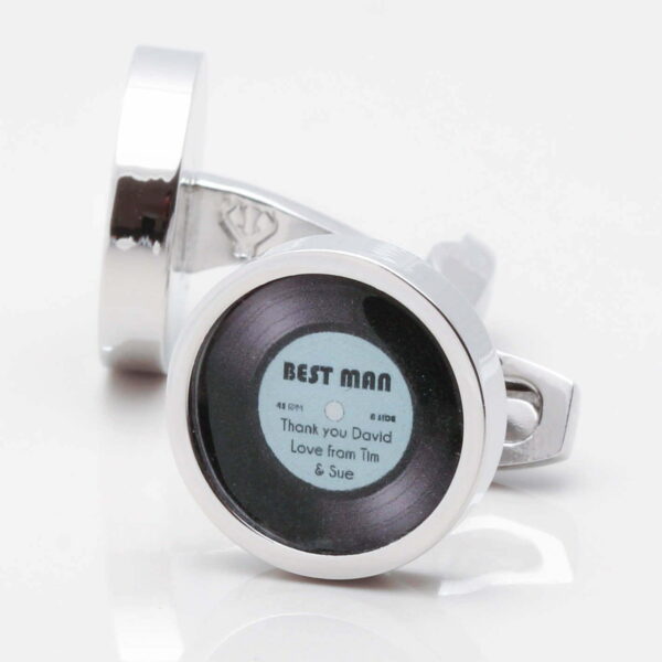 Personalised Record Cufflinks