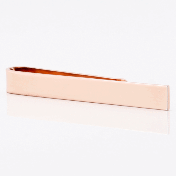 Rose Gold Slim Tie Slide