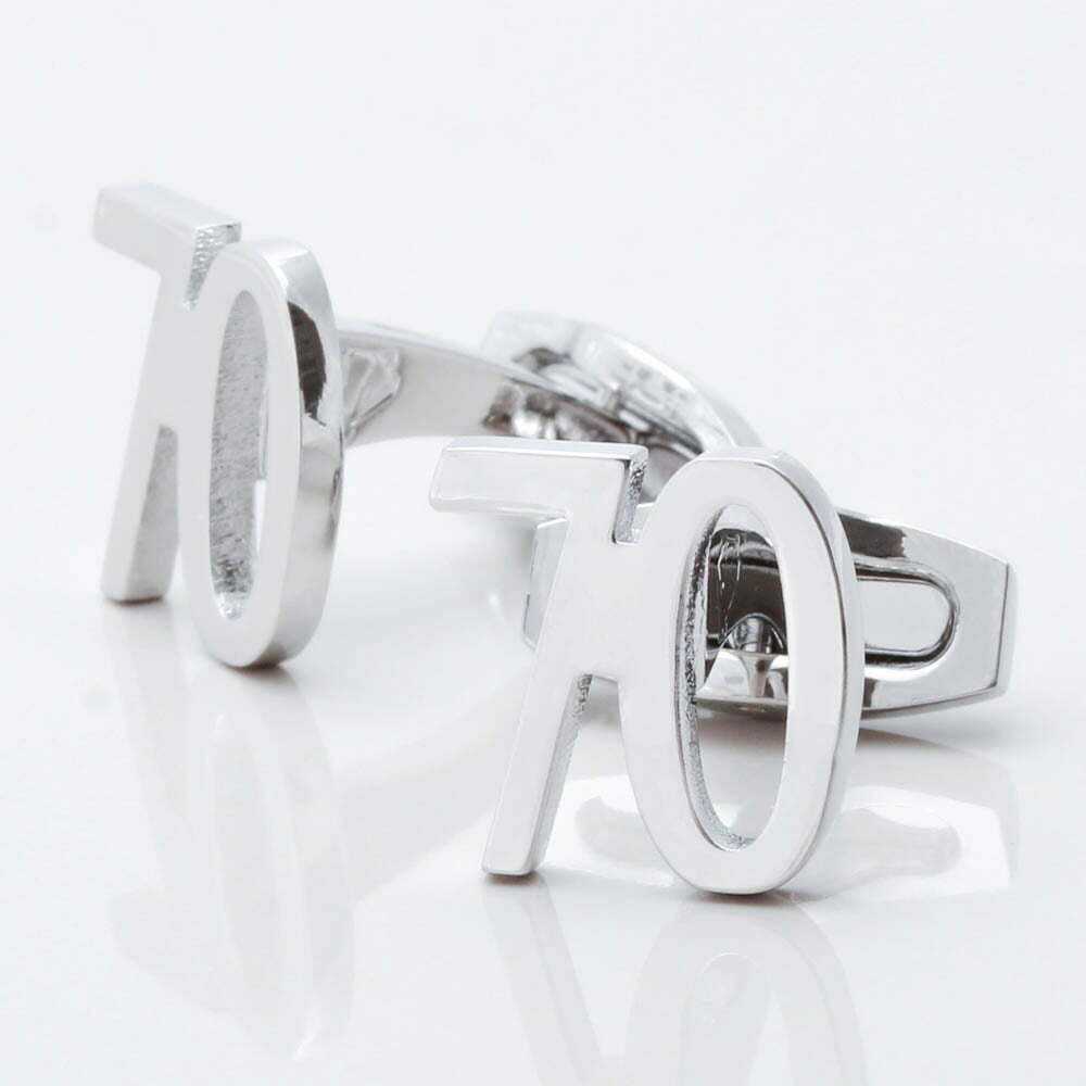 70th Birthday Cufflinks 1 of 1 1