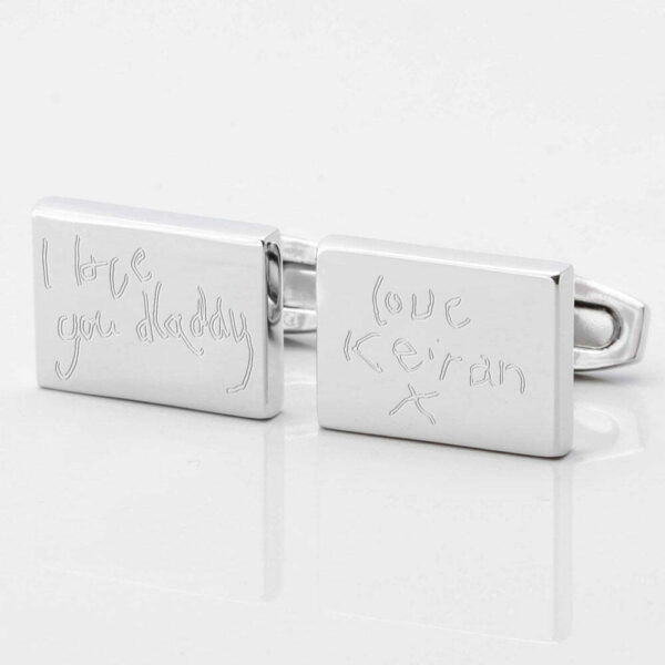 Personalised Children’s Handwriting Cufflinks