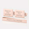 TIE BAR SETS ROSE RECT 2