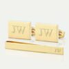 TIE BAR SETS3 gold rect init
