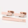 TIE BAR SETS3 rose bar init