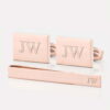 TIE BAR SETS3 rose rect init 2