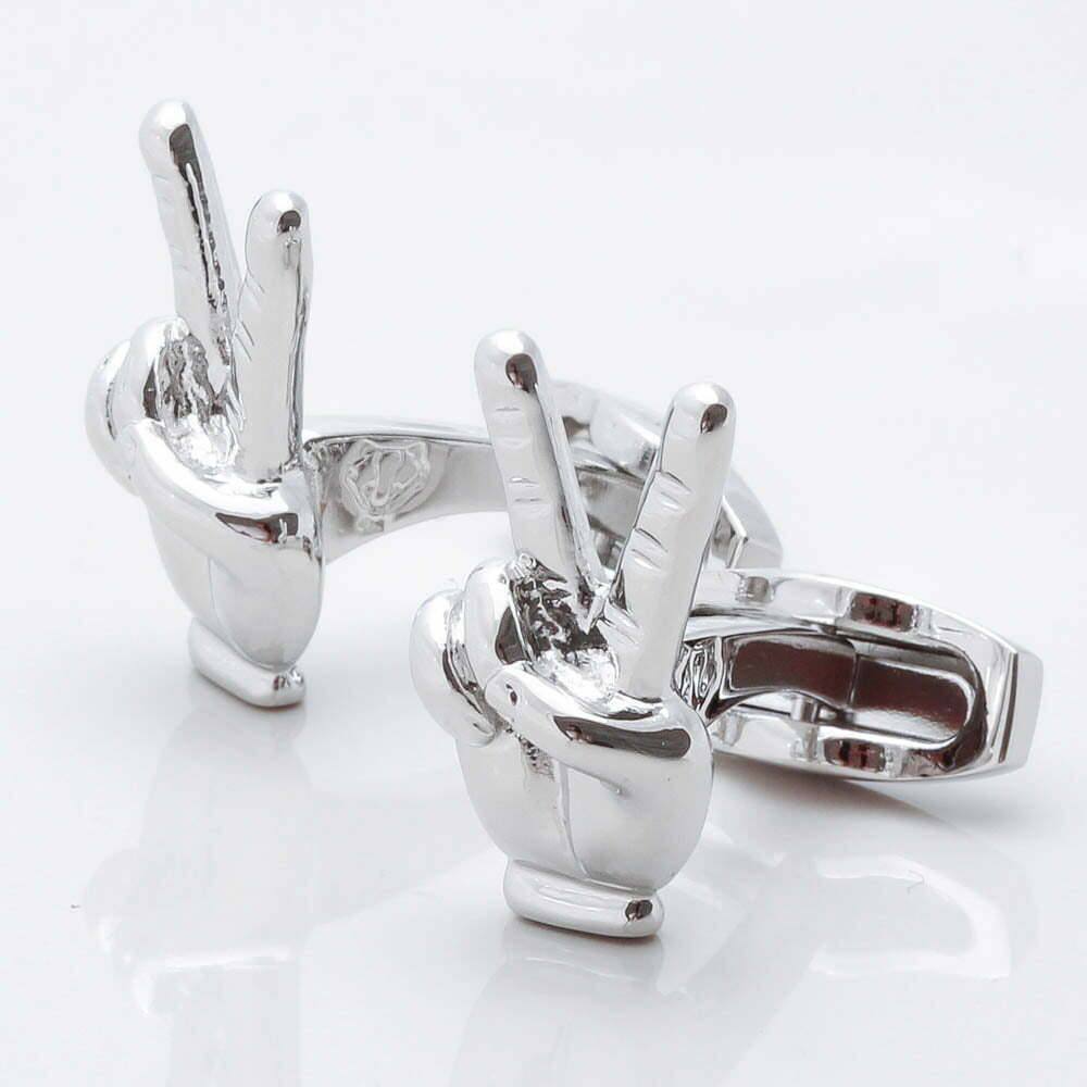 V Sign Cufflinks 1 of 1