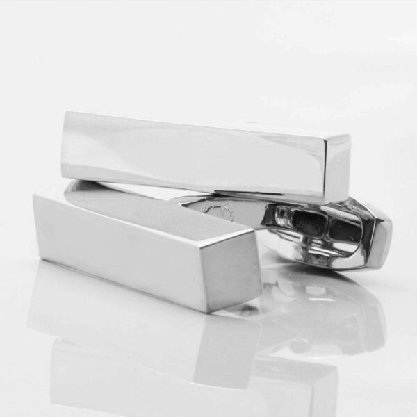 Silver Plated Bar Cufflinks